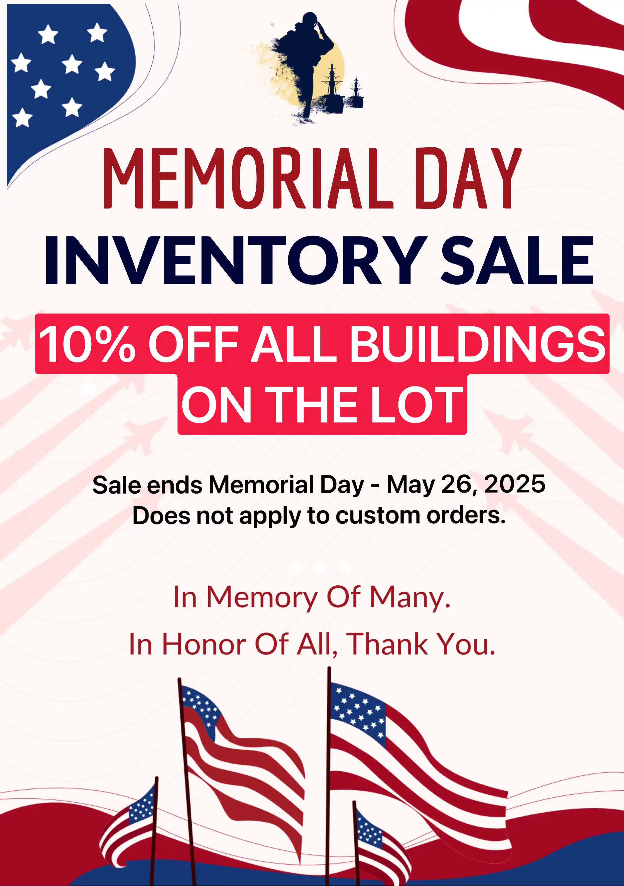 Memorial Day Sale